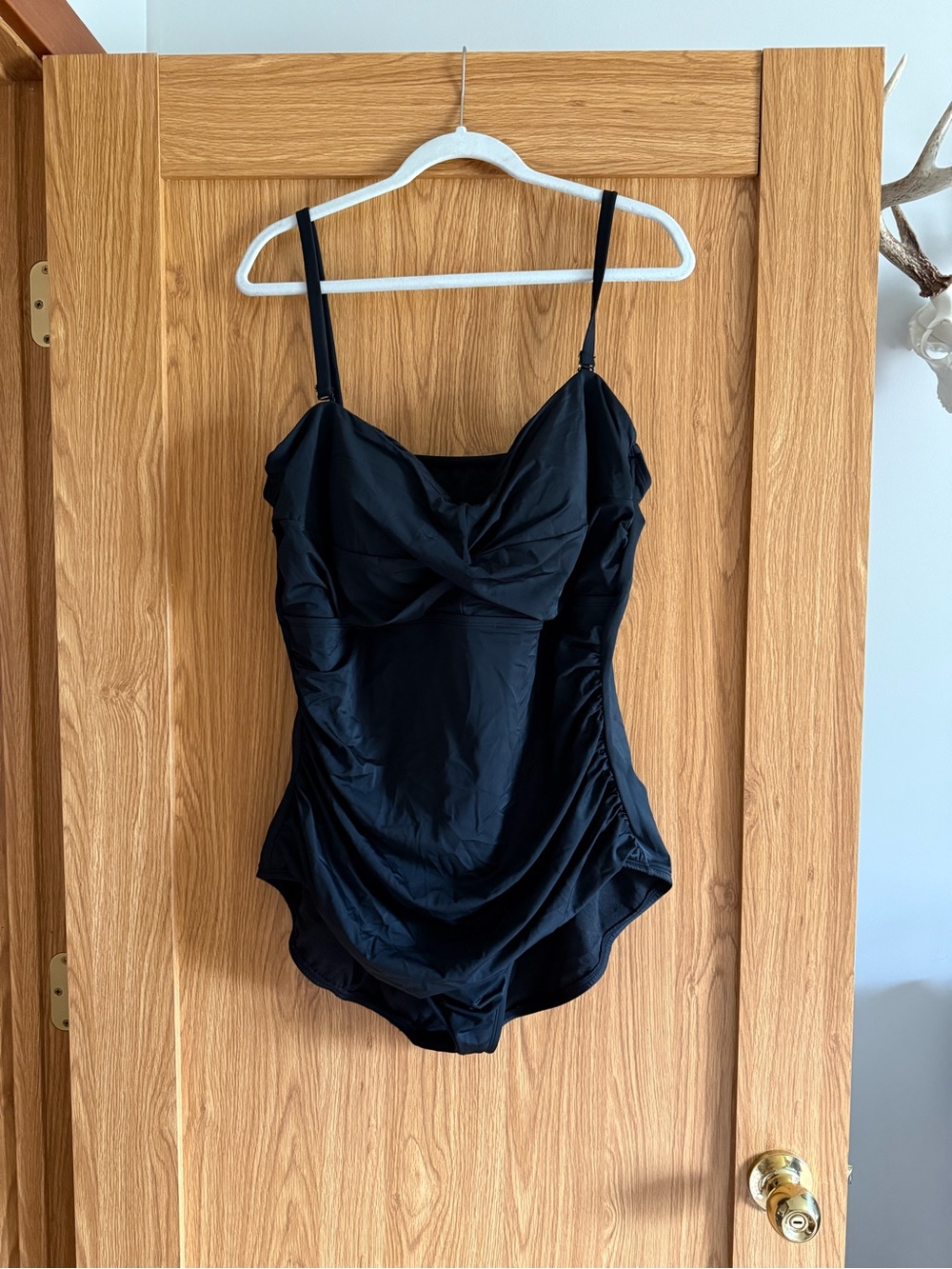 Black Women's One-Piece Swimsuit